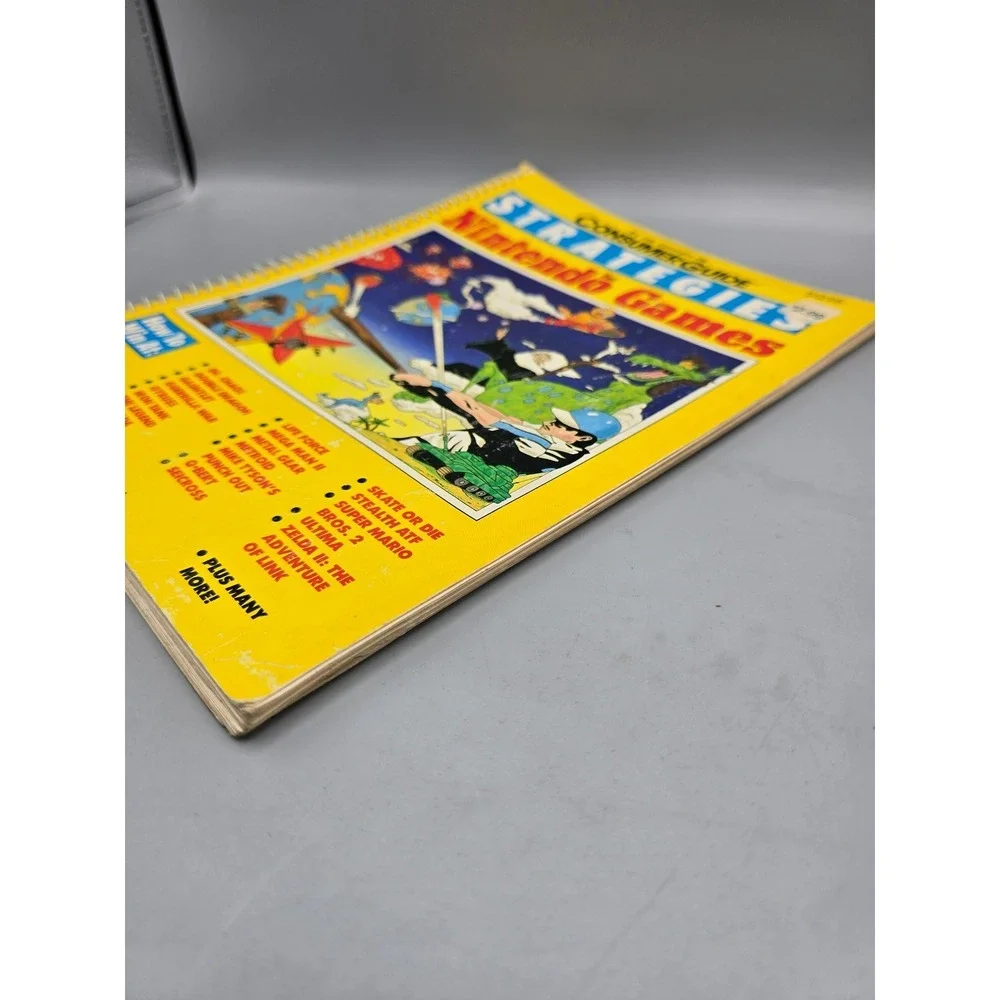 Strategies Nintendo Games Consumer Guide 1989 NES Strategy Guide Spiral Bound
